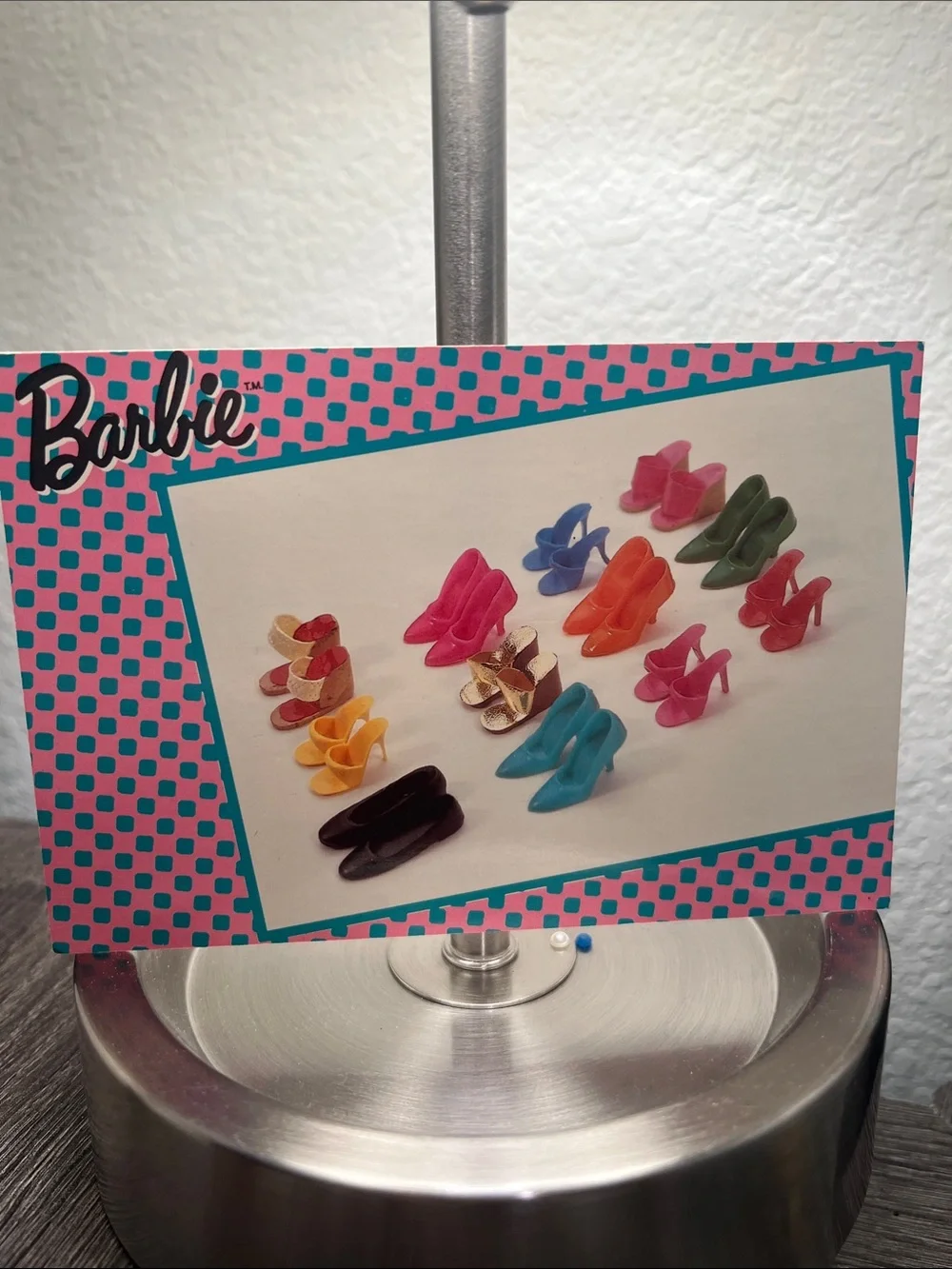 👠1989 American Postcard Co Nostalgic Barbie #1303